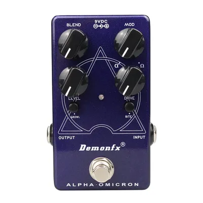 NEW Demonfx Alpha Omicron Bass Effect With the double distortion engine Based on Darkglass Alpha