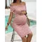 Pregnant women wear summer one line collar new floral skirt fashion fashion fashion hip short sleeve dress
