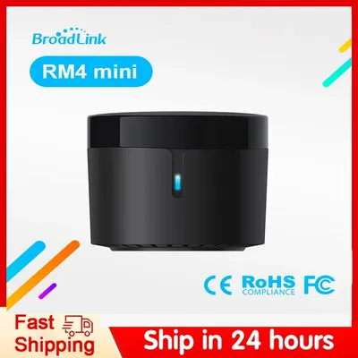 Broadlink Rm4 Mini Smart Remote Control Infrared Universal IR Audio Video Smart Home work with