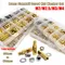 1 scatola M2 M2.5 M3 M4 Ottone massiccio Rame PCB Board Hexagon Hexagon Standoff Pilastro Spacer Colonna Vite Dado Rondella Assortimento Kit Set