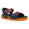 Sandale GEOX "J GHITA BOY", Kinder, Gr. 26, blau (navy, orange), Synthetik, casual, Schuhe, Sommerschuh, Schnallenschuh mit Fußbett