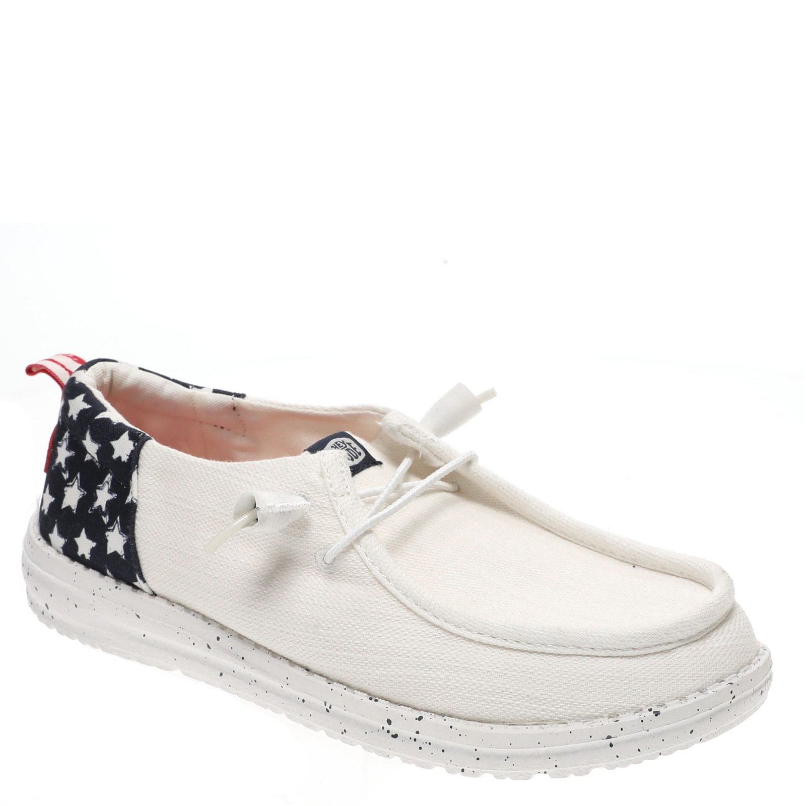 Hey Dude Wendy Funk Americana Stars - Womens 9 White Slip On Medium