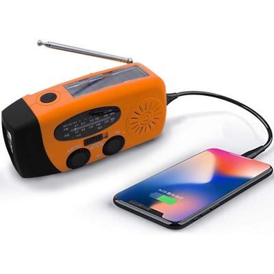 Cyslmuk - Solar-Wetterradio für den Notfall, Erdbeben-Set, Handkurbel, selbstbetrieben, am/fm/wb, Image