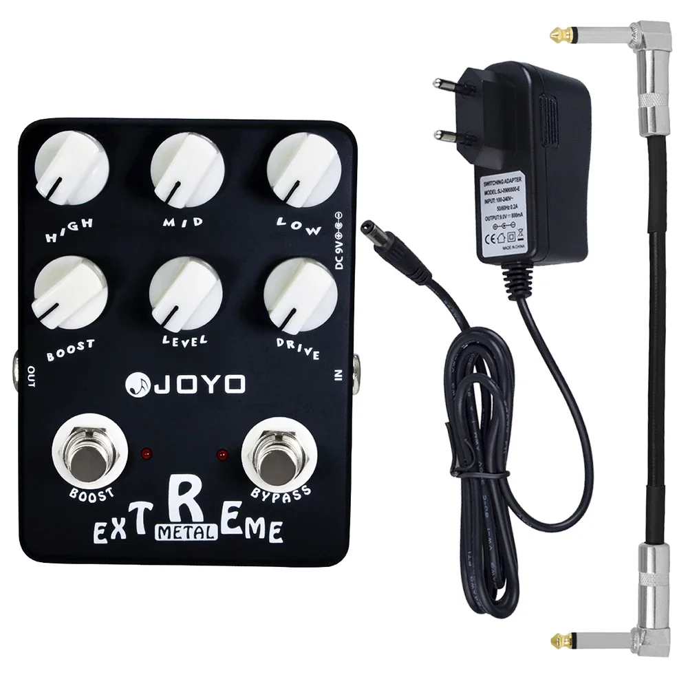 JOYO JF-17 E-Gitarre Effektpedal Extreme Metal Distortion Effekt Metal Rock und Punk Sounds Gitarrenpedal True Bypass Image