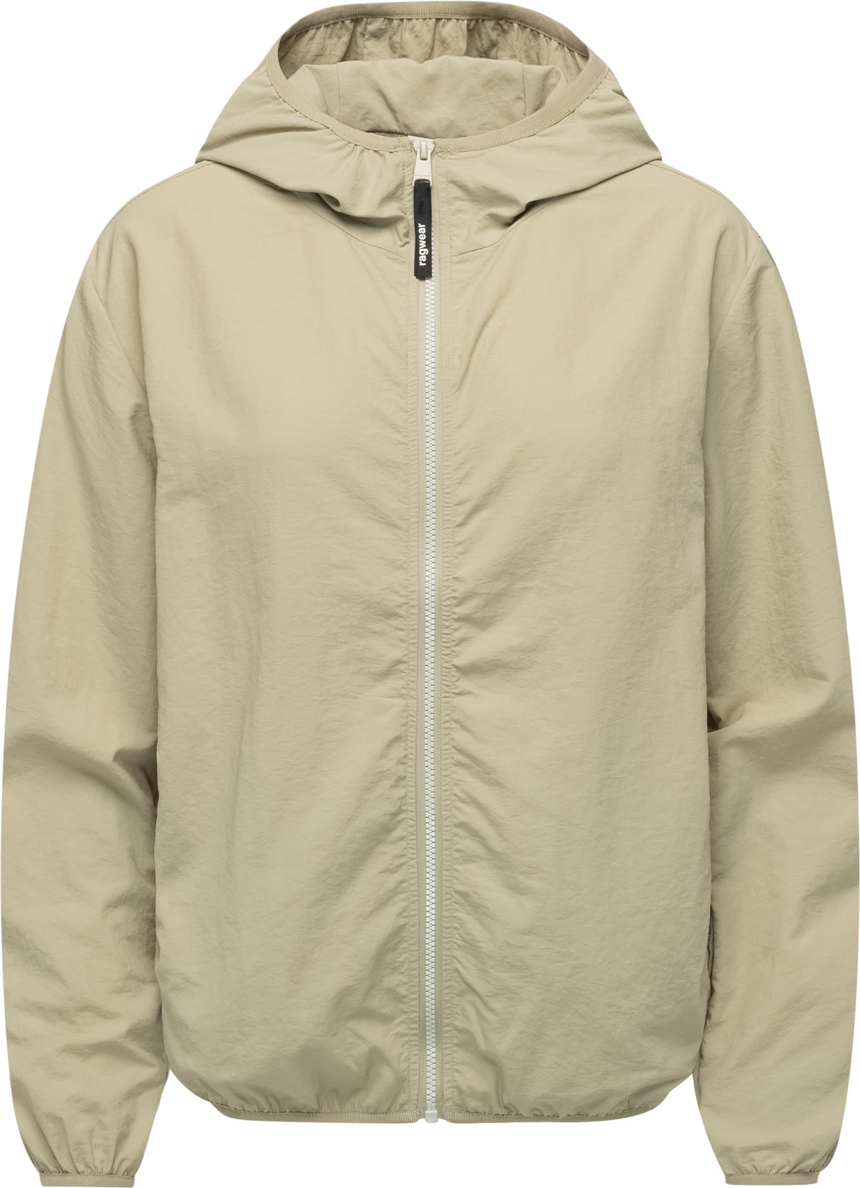 Outdoorjacke RAGWEAR "Vinzie B", Damen, Gr. XL (42), grün (olivgrün), 100% Nylon, lässig geschnitten hüftlang, Ärmel ohne Ärmelschlitz elastischer Bund mit Gummizug, Jacken Outdoorjacke, Leichte Übergangsjacke mit Kapuze Image