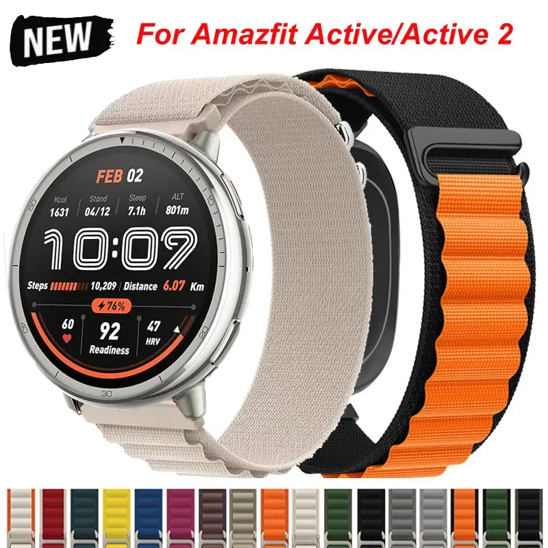 22 mm 20 mm Alpine Loop für Amazfit Active/Active 2 Armband für Amazfit Cheetah Square/Round/Pro Band Bip 3 Stratos 2 3 Image