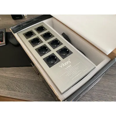 High-End Viborg VE80 Hifi Audio EU Schuko Outlets Rauschfilter AC Power Conditioner Audiophile Power Image