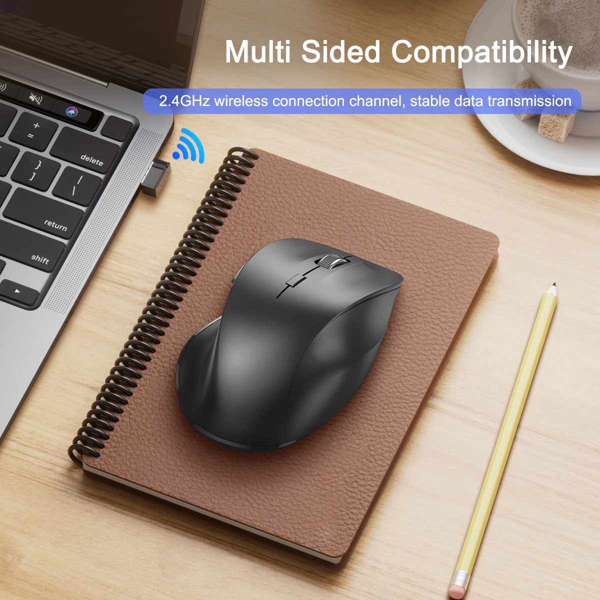 2,4 G Tragbare Optische Computer Maus Drahtlose Gaming Maus 6 Tasten Ergonomische Mäuse für PC Laptop Desktop Macbook Notebook Gamer