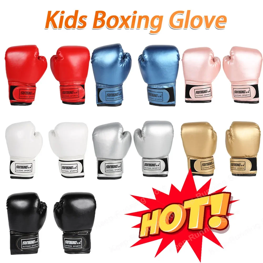 3–10 Jahre Kinder-Boxhandschuhe für Jungen und Mädchen, Boxhandschuhe, Box-Trainingshandschuhe, Sparring-Boxhandschuhe für Kinder Image