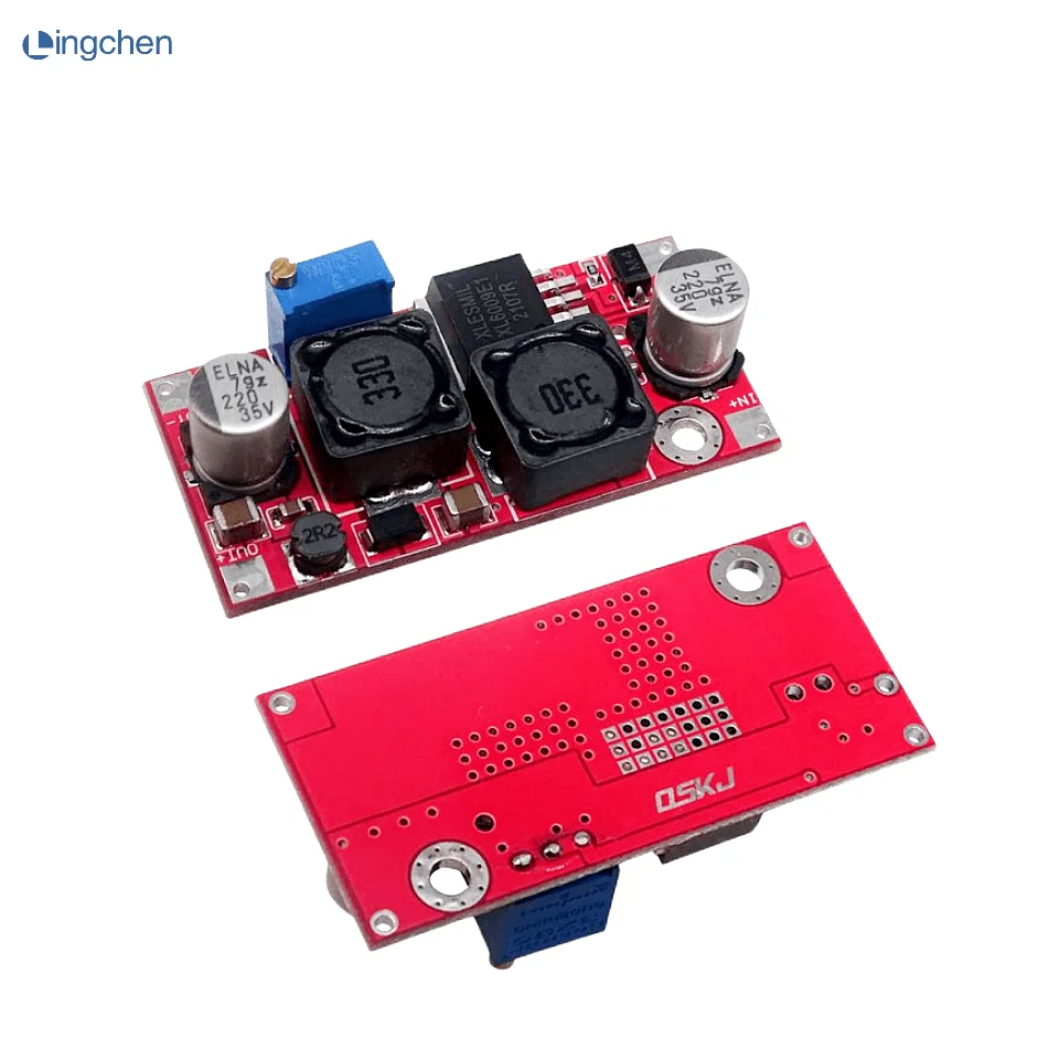 DC-DC einstellbarer Step-Up-Down-Wandler xl6009 xl6019 Netzteil modul 20W 5-32V bis 1,2-35V Hochleistungs-Low-Ripple Image