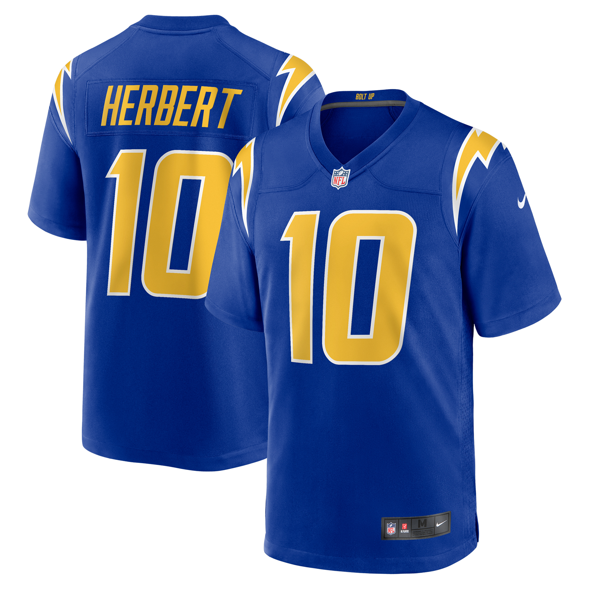 Los Angeles Chargers Nike Game Sekundär Ausweichtrikot - königsBlau - Justin Herbert - Herren Image