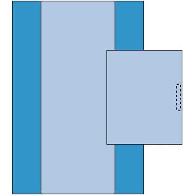 Overhead Table Cover with Fan-Fold, 80" x 100", 20/CS (66703) Case of 20 Medline