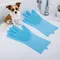 Pet Grooming Reinigungshandschuhe Hund Katze Badeshampoo Handschuh Wäscher Magic Dishwashing Cleanner Schwamm Silikon Haarentfernungshandschuh