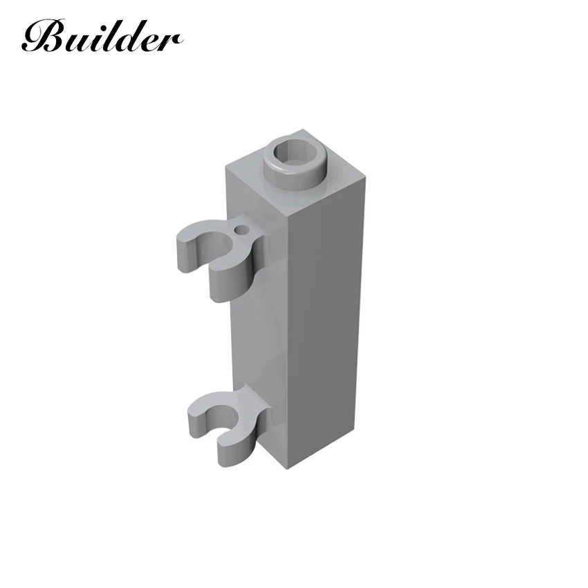 Bausteine 60583 1x1x3 Einzigen Seite mit Zwei Horizontal Clamp Bbricks 10 PCS MOC Kompatibel Mit marken Spielzeug für Kinder Image