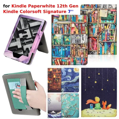 For Kindle Paperwhite 12th Generation Case 7 inch 2024 Colorsoft Signature Paperwhite 6 with Hand