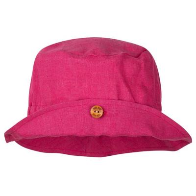 Pure Pure - Kid's Schlapphut Leinen mit Knopf - Hut Gr 47-49 cm rosa Image