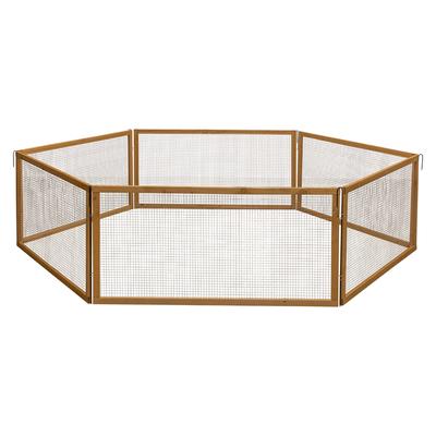 Kerbl Pet VARIO Freigehege mit Maschen 120x120x59cm 6 Elemente Kleintier