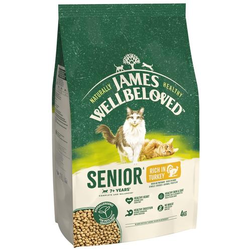 4kg Senior Turkey James Wellbeloved Dry Cat Food