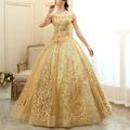 Elegante bodenlange A-Linien-Ballkleider – formelle Kurzarm-Abendkleider mit schulterfreiem Tüll Perlen und Paillettenstickerei – Dress to Impress 2024