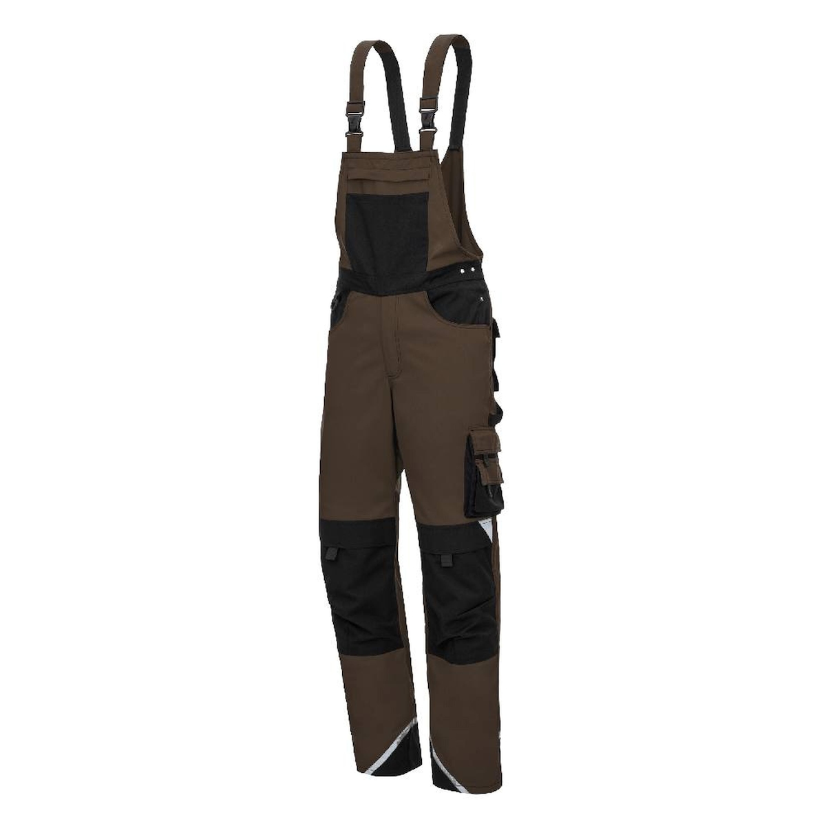 AS Arbeitsschutz Arbeitshose Nitras Motion Tex Plus Latzhose | braun | 245 g/qm | Gr.56 Image