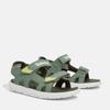 Sandale TIMBERLAND "Perkins Row 2 STRAP SANDAL", Gr. 24, grün (oliv), Synthetik, sportlich, Schuhe, mit Klettverschluss