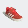 Sneaker ADIDAS SPORTSWEAR "VL COURT 3.0", Gr. 33, bright rot, core weiß, sanftes weiß, Leder, Synthetik, sportlich, Schuhe, inspiriert vom Design des adidas samba