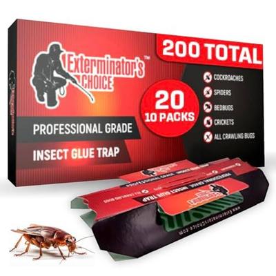 Exterminators Choice Large Red Sticky Insect Glue Traps