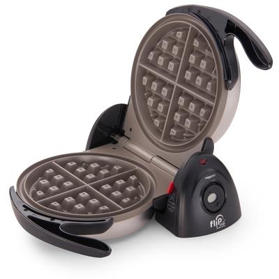 Presto FlipSide Belgian Waffle Maker, Ceramic Kitchen Appliance, 7 Inch, Black - 4.94