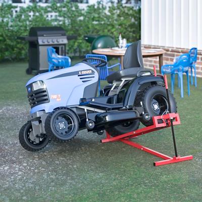 Lawn Mower Lift for Riding Tractors, Ride-on Mower 45° Tilt Adjustable