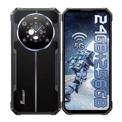 TEMU Fossibot F109 5g Indestructible Mobile Phone, Up To 24gb +256gb Rom, 10600mah, 6.745'' Hd+ Display, 50mp Camera, -core, Face & , Nfc With Innovative For Gaming & Streaming 14 Smartphone Image