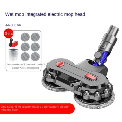 Floor Mop Head for Dyson V10/V11/V15/V7/V8/G5 Vacuum Cleaner Electric Mop Attachment with Detachable Water Tank and Mop