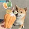 Biss beständigkeit Hundes pielzeug Silikon Haustier Slow Food Spielzeug Puzzle Haustier Kau spielzeug für Hunde niedliche Kürbis form Hundes pielzeug Hunde zubehör