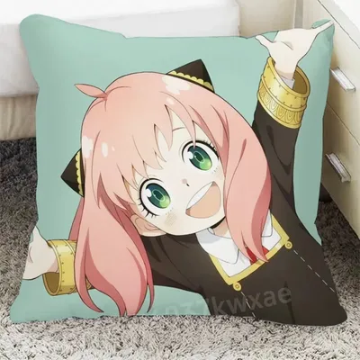 1 Stück japanischer Anime Spy x Family Kissenbezug, modernes Kissen, lustiger Kissenbezug, Image