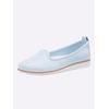 Slipper ANDREA CONTI, Damen, Gr. 40, blau (hellblau), Glattleder, Leder, sportlich, Schuhe
