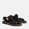 Sandale TIMBERLAND "ADLEY SHORE BACKSTRAP SANDAL", Gr. 41, schwarz (blk suede), Leder, Synthetik, Schuhe