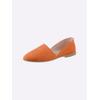 Slipper HEINE, Damen, Gr. 41, orange, Textil, modisch, Schuhe