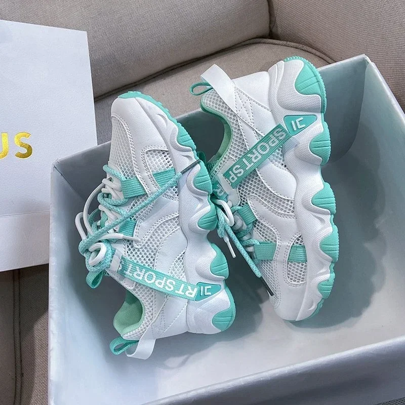 Frauen Mesh Atmungsaktive Vulkanisierte Schuhe Mode Turnschuhe Frauen Schuhe Plattform Turnschuhe Laufschuhe Casual Schuhe Frauen Sommer