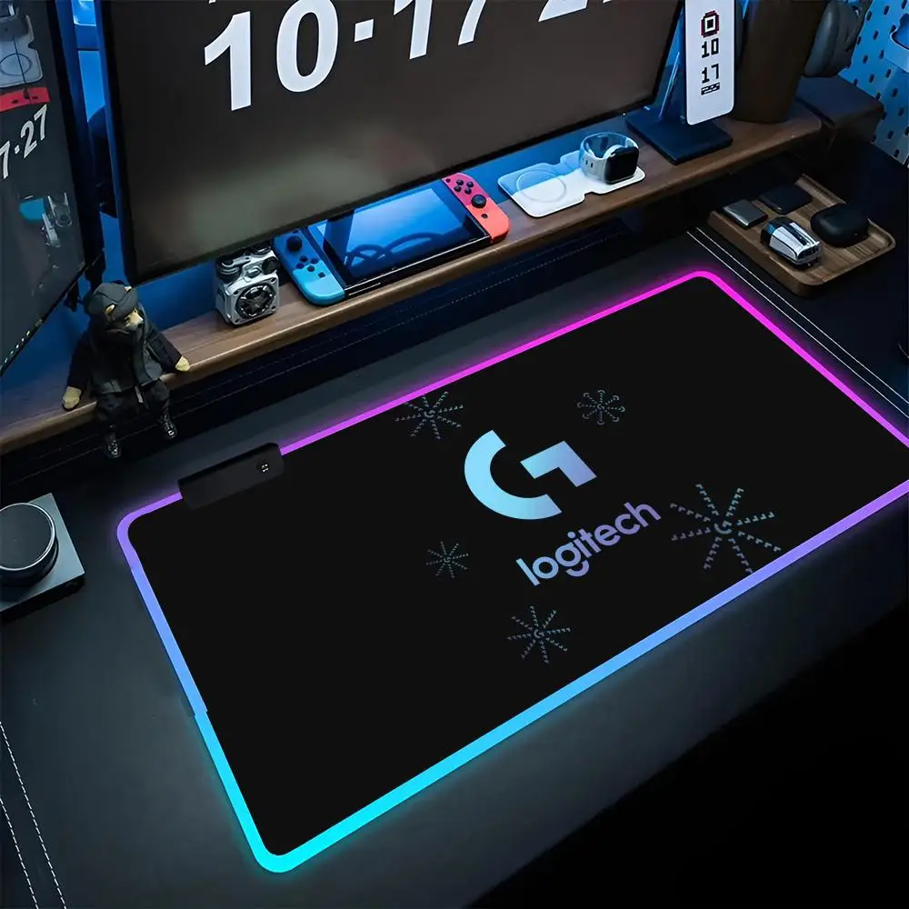 l-logitech Mauspad spiel RPG 40x90 cm Maus Matte Gaming Mauspads LED Tastatur Matten Leuchtende Schreibtisch Pads mauspad Für PC Image
