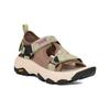Sandale TEVA "W GRANDVIEW MAX SANDAL", Gr. 39, caribou, seedling, Textil, Synthetik, sportlich, Schuhe