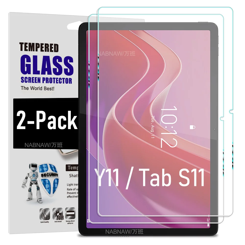 Für Lenovo Tab S11 Displayschutzfolie aus gehärtetem Glas auf Lenovo Y11 9H HD, kratzfeste Folie, Zubehör, 2er-Pack Image