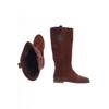 Tommy Hilfiger Damen Stiefel, Gr. 40, orange, Leder