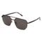 Fielmann BD 575 SUN CL RICHARD Herren-Sonnenbrille Vollrand Eckig Edelstahl-Gestell, grau