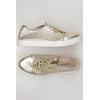 Heine Damen Halbschuh, Gr. 39, gold, Kunstleder