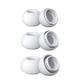 3 paia di gommini auricolari sostitutivi in silicone per Apple Airpods Pro e Airpods Pro 2a generazione con foro di riduzione del rumore custodia di ricarica compatibile