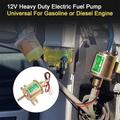 Kit di pompa elettrica per carburante a bassa pressione universale 12V/24V con filtro carburante e tubo carburante da 2 metri. Carburatore per tosaerba a gas e trasferimento diesel.