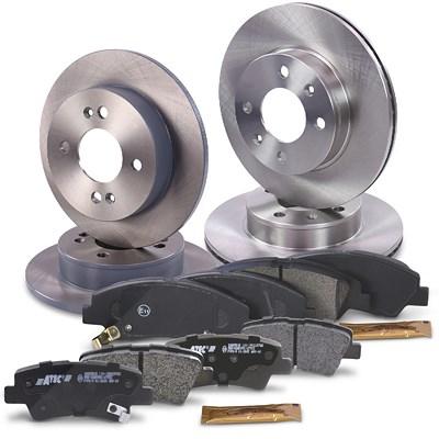 Bestprice Bremsscheiben + Bremsbeläge VA + HA für Hyundai Image