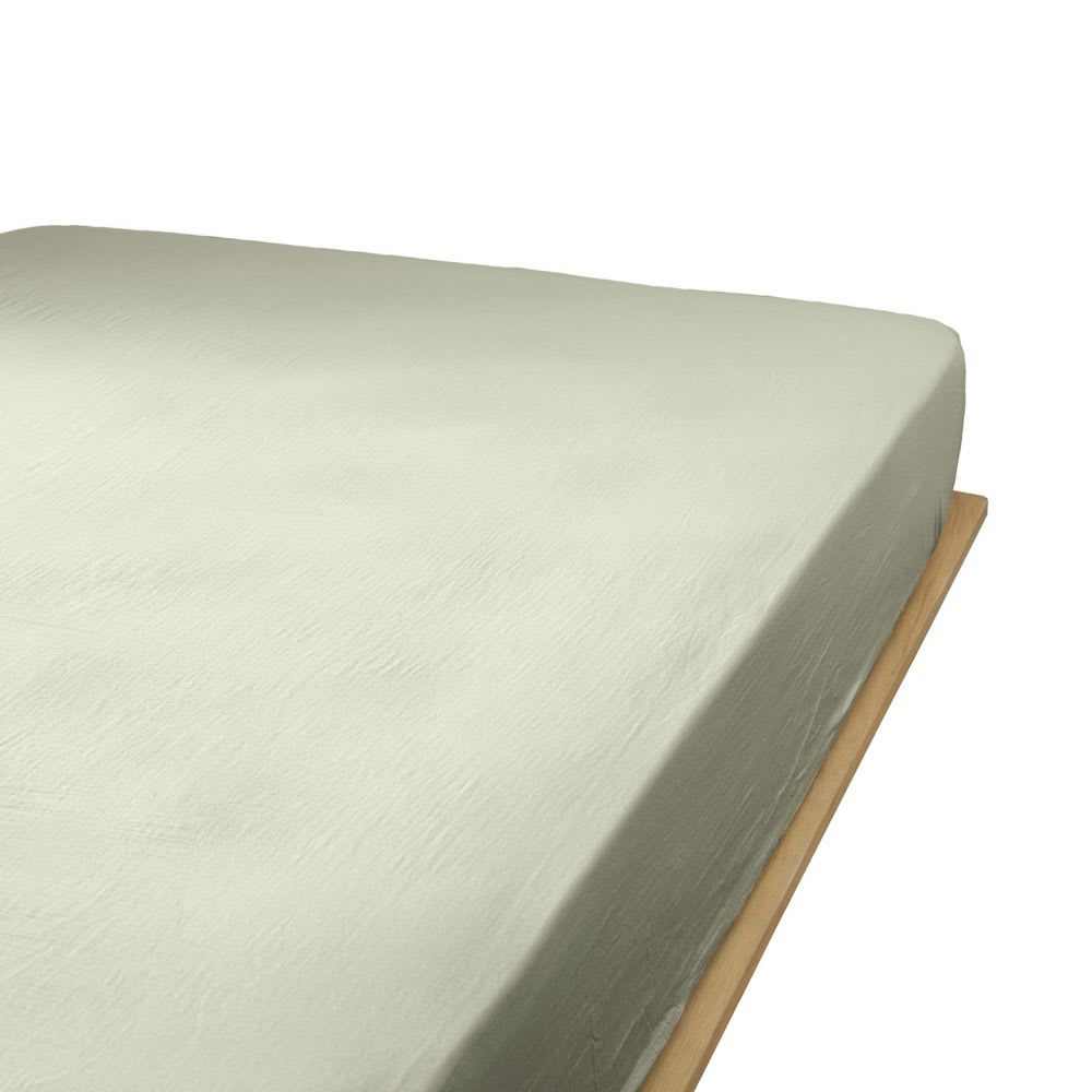 Drap housse gaze de coton unie 200x200 cm