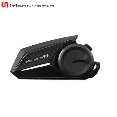 Mornystar S8 Motorcycle Intercom Bluetooth Helmet Headset 6 Riders Communicator BT Interphone,FM
