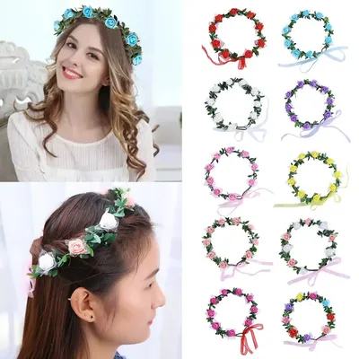 Hairbands Headbands Hair Accessories Headpiece Bride Headdress Party Decor Hair Jewelry Wreath Crown