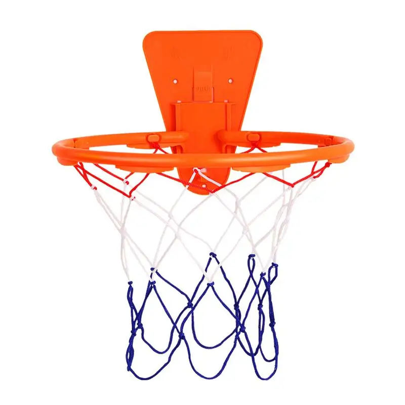 Wall Mounted Basketball Hoop With Basketball Mesh Indoor Door Hanging Basketball Goal Hoop Net For Kids